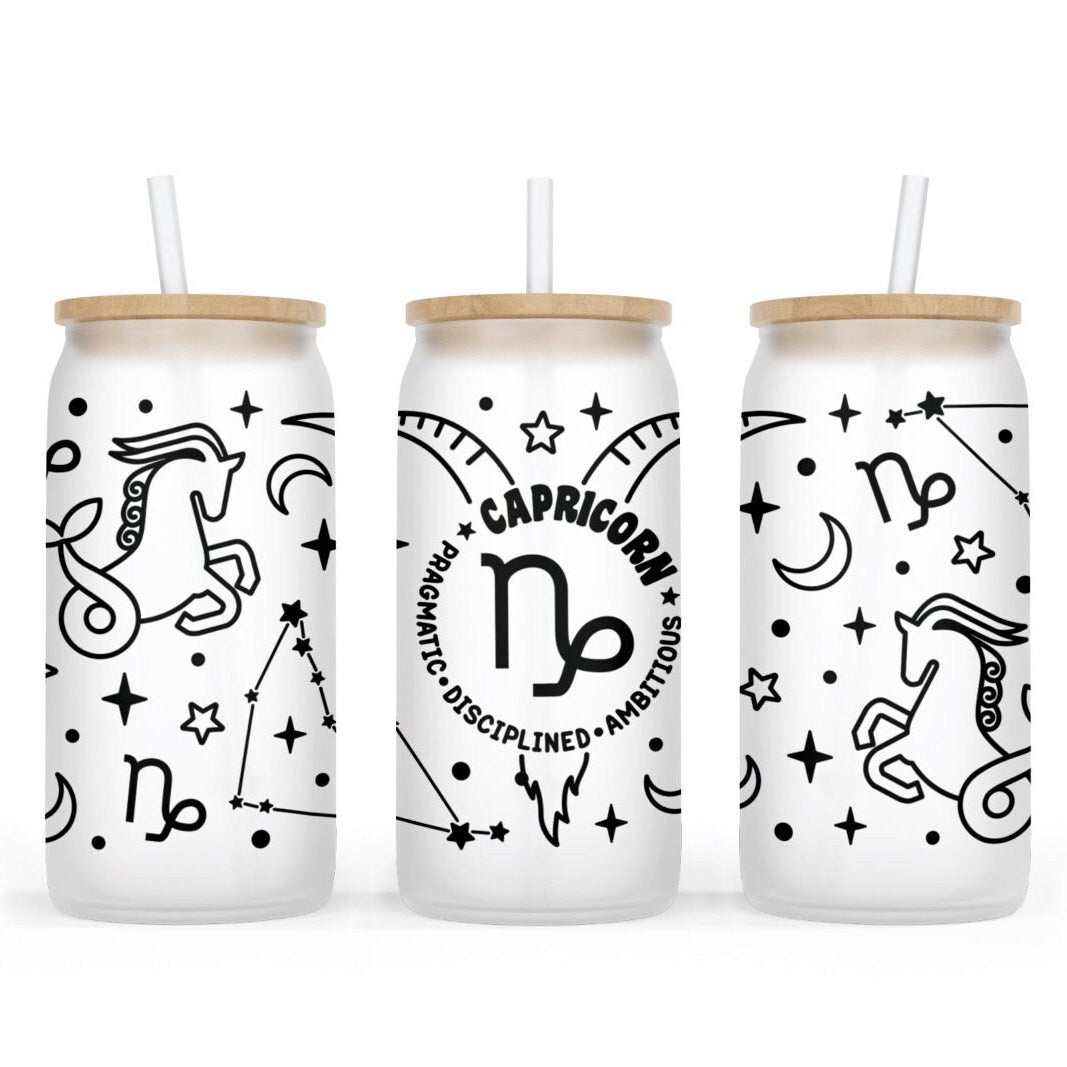 16oz Frosted/Libbey Glass Sublimation Tumbler