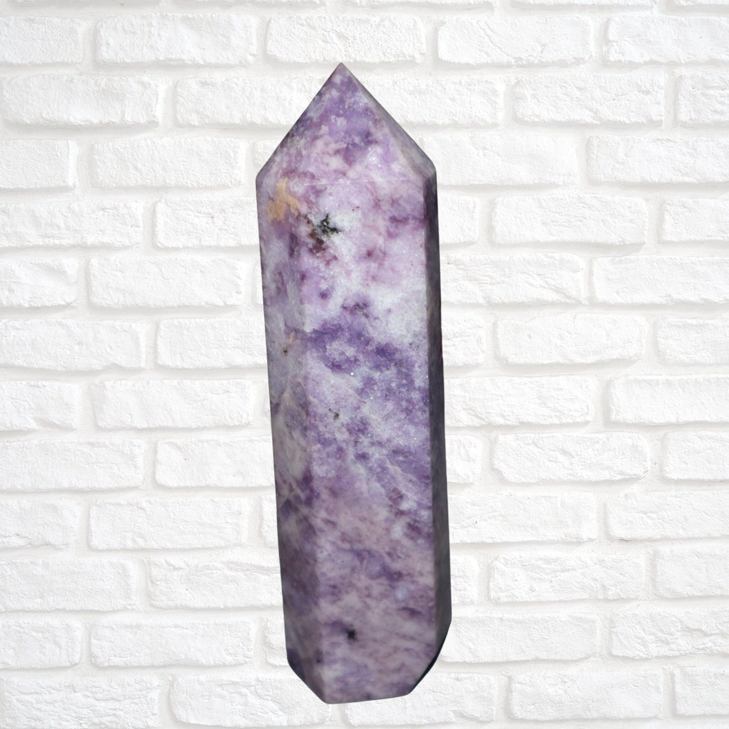 Purple lepidolite Tower | Lepidolite Stone | Crystal Tower | Stone Of Transition | Crystal Healing | Crystal Lover | Crystal Energy