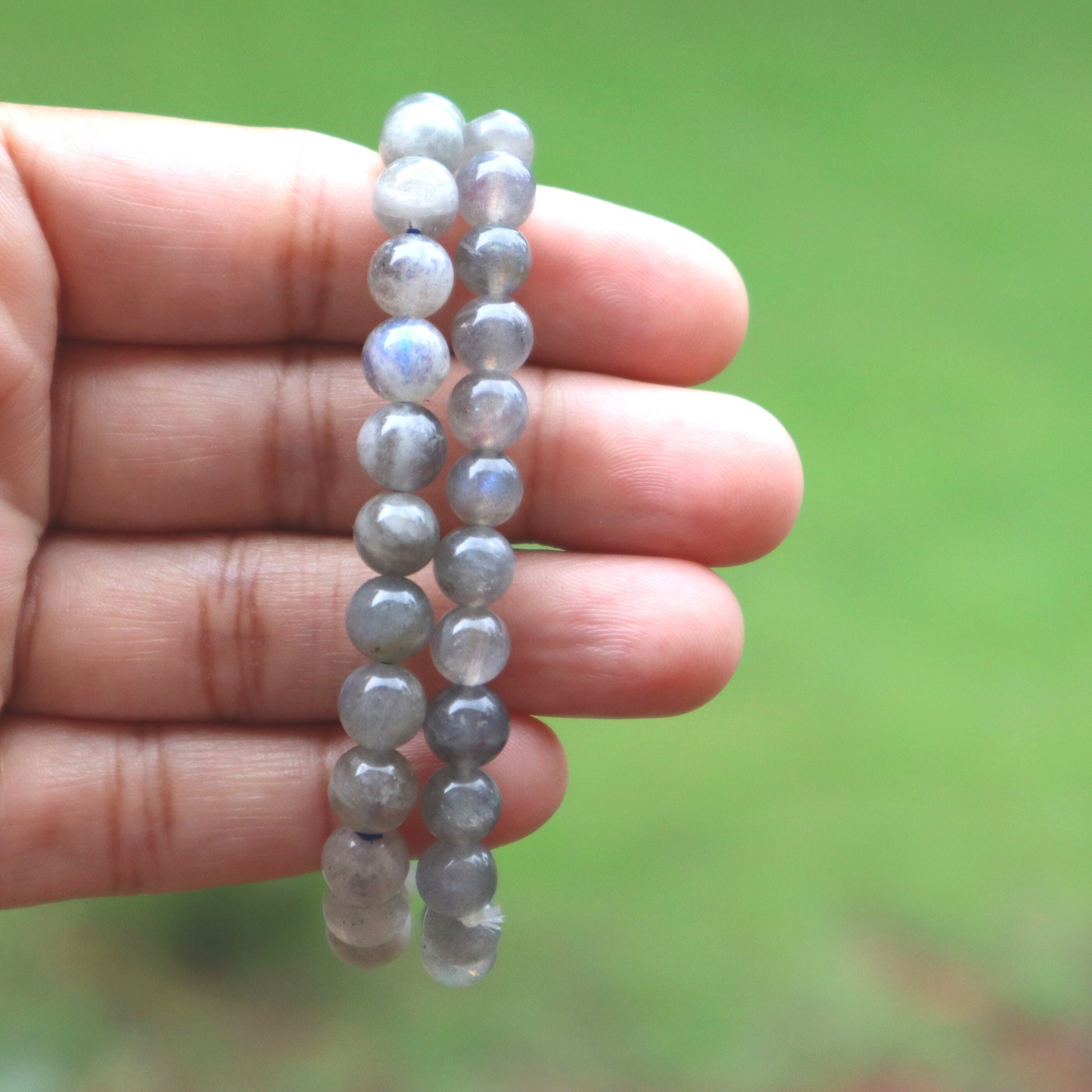 Labradorite Gemstone Bracelet, High-Quality Minimalist Bracelet, Labra –  The Midnight Crystals
