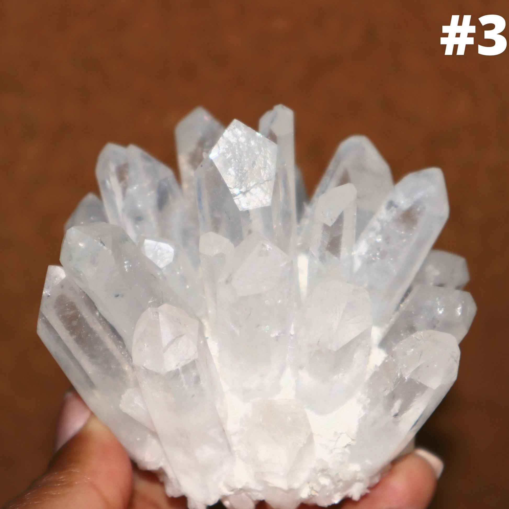Clear Quartz Cluster Points, Large Raw Clear Quartz Crystal Cluster, Quartz Crystal Cluster Specimen, Natural Quartz, High Quality